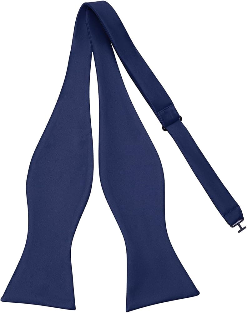 A men’s self-tie silk bow tie