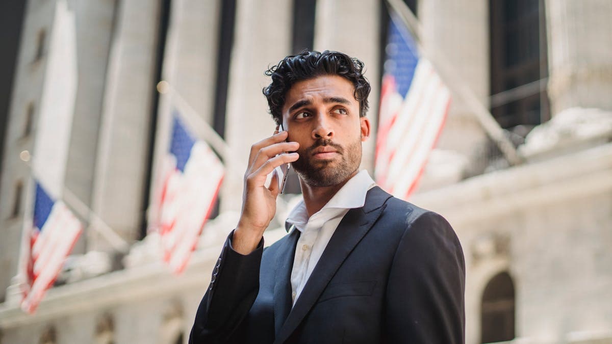 Well-dressed man in a fitted suit in New York City