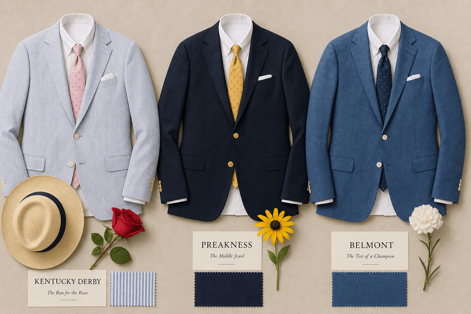The Triple Crown Style Guide 2026: Three Races, Three Dress Codes, One Raceday Wardrobe for Men — bespoke and custom tailored suit buying guide by Nathan Tailors, the Hoi An custom tailor