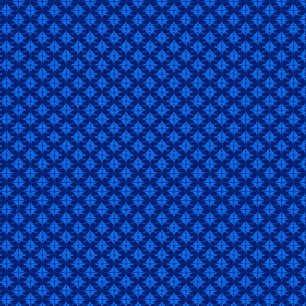Cotton Blend Dark & Bright Blue Geometric Business Suiting Fabric — Cotton Blend fabric swatch from Nathan Tailors, a Hoi An tailor