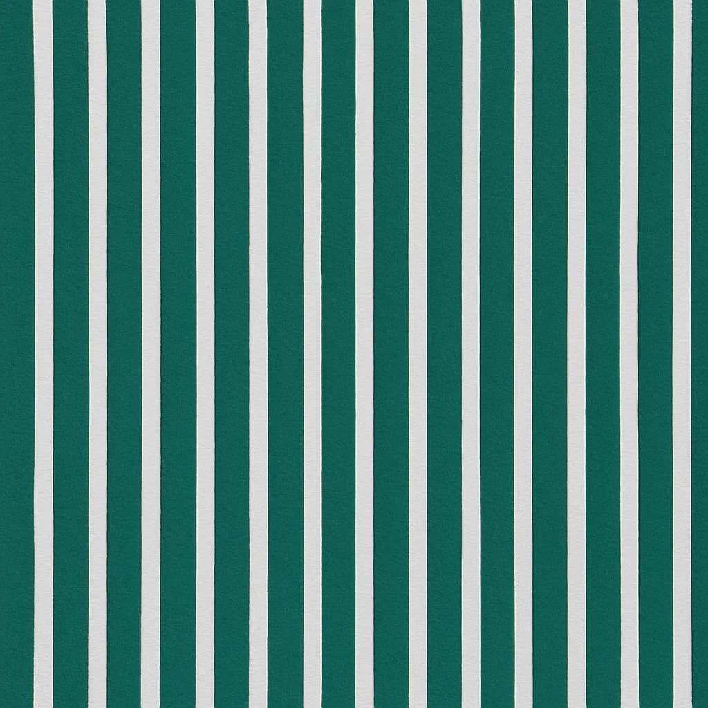 Cotton Blend Forest Green White Striped Dress Shirts Fabric — Cotton Blend fabric swatch from Nathan Tailors, a Hoi An tailor