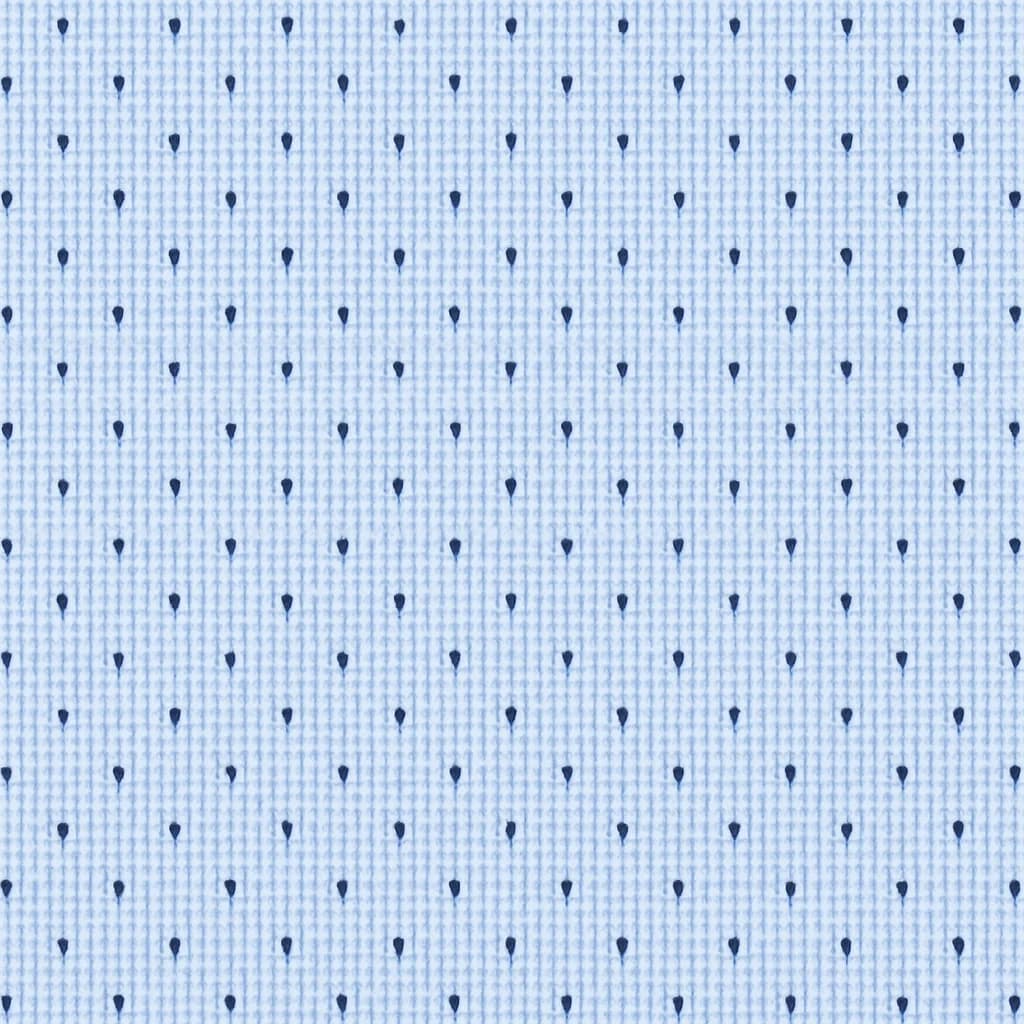 Cotton Blend Light Blue/Dark Gray Polka-dot Dress Shirt Fabric — Cotton Blend fabric swatch from Nathan Tailors, a Hoi An tailor