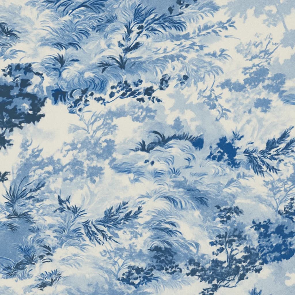 Cotton Blend Scenic Light Blue Dress Shirt Fabric — Cotton Blend fabric swatch from a Hoi An tailor