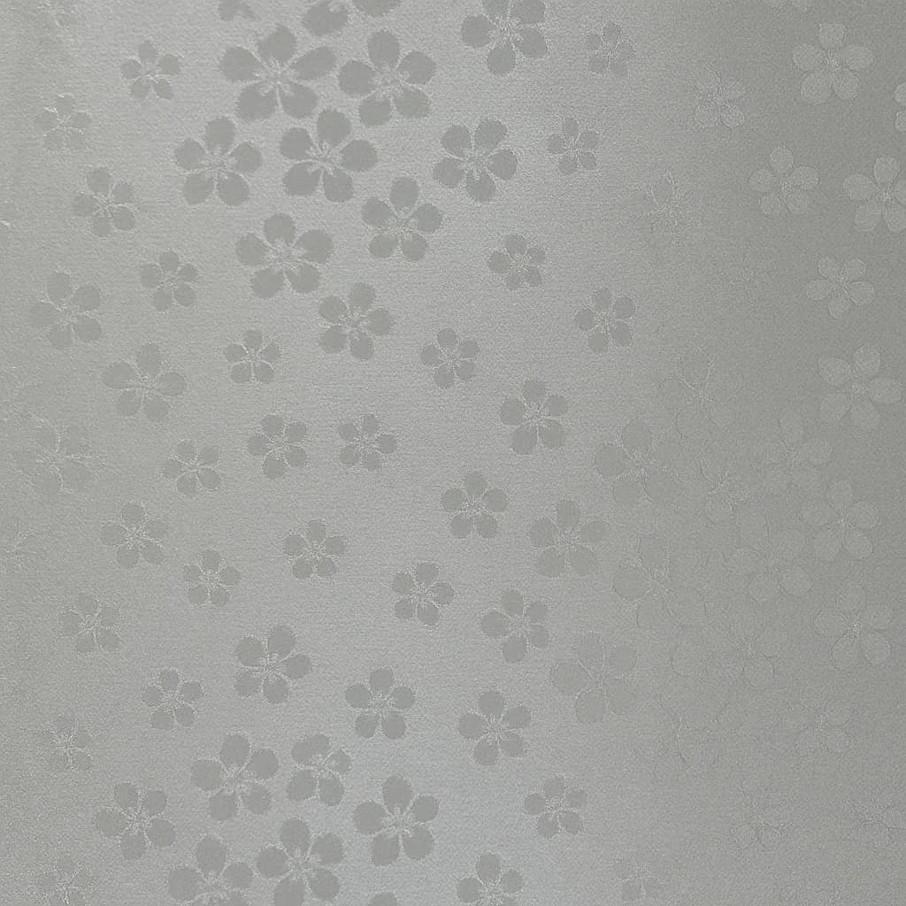 Silk Blend Light Gray Dark Gray Floral Evening Gowns Fabric — Silk Blend fabric swatch from a Hoi An tailor