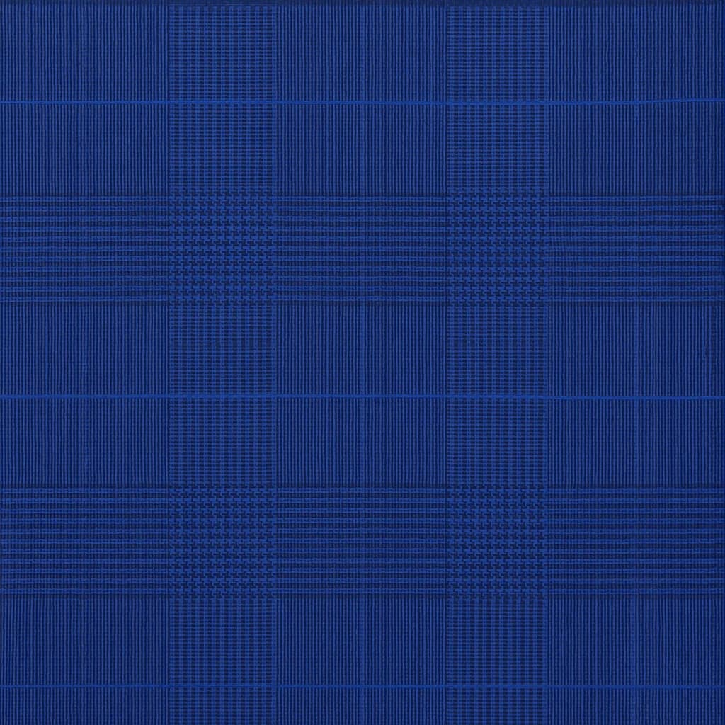 Wool-Cashmere Blend Dark Blue Plaid Business Suiting Fabric — Wool-Cashmere Blend fabric swatch from a Hoi An tailor