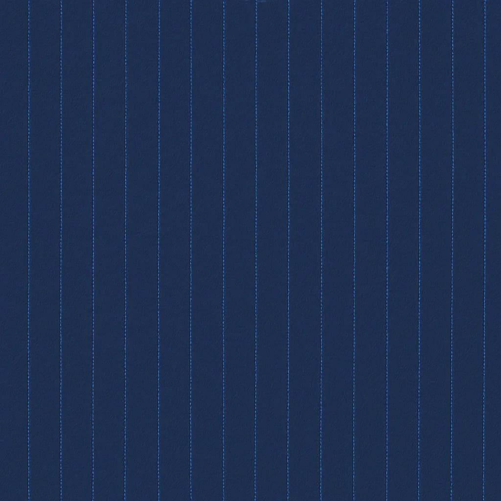 Wool-Cashmere Blend Dark Navy Pinstripe Business Suiting Fabric — Wool-Cashmere Blend fabric swatch from Nathan Tailors, a Hoi An tailor