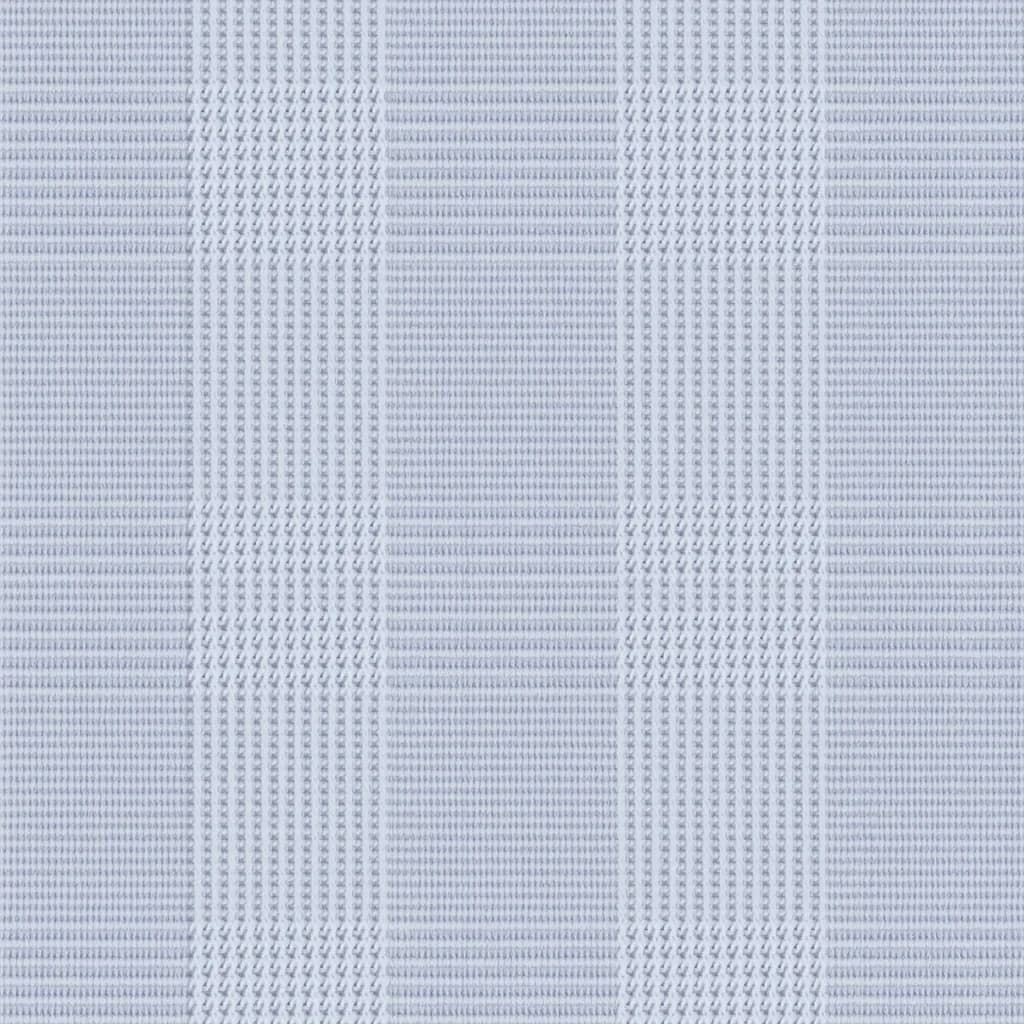 Wool-Cashmere Blend Silver Gray Plaid Business Suiting Fabric — Wool-Cashmere Blend fabric swatch from Nathan Tailors, a Hoi An tailor