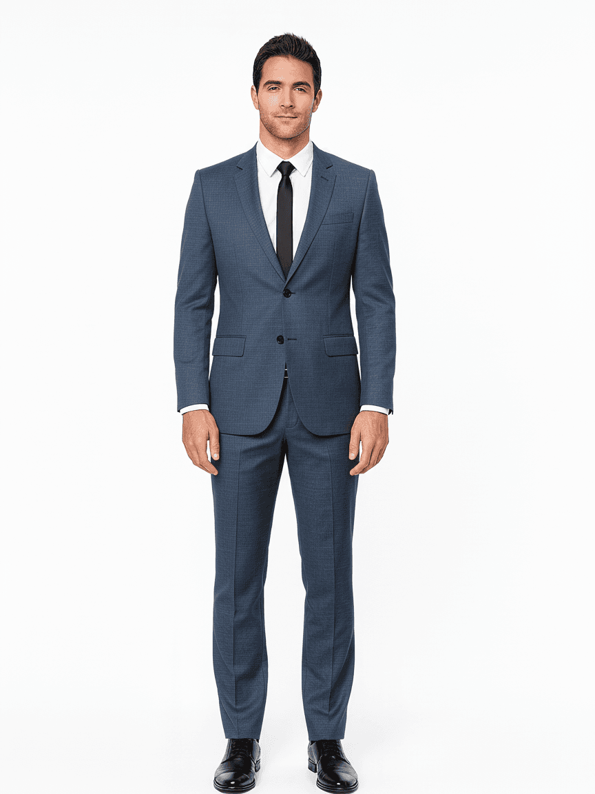 full suit — AI-rendered by Nathan Tailors, a Hoi An tailor