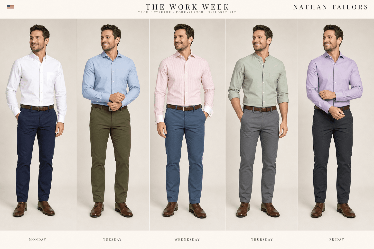 Tech / startup · Four-season · tailored