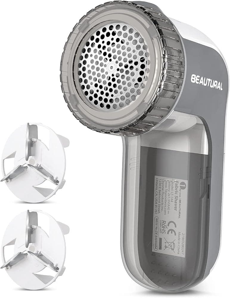 A handheld fabric shaver and lint remover