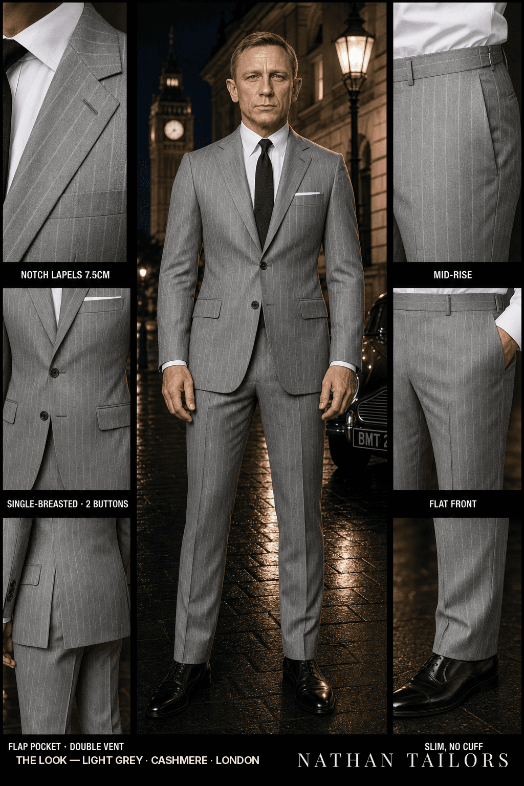 light grey chalk_stripe single-breasted bespoke suit — custom tailored by Nathan Tailors, the Hoi An custom tailor