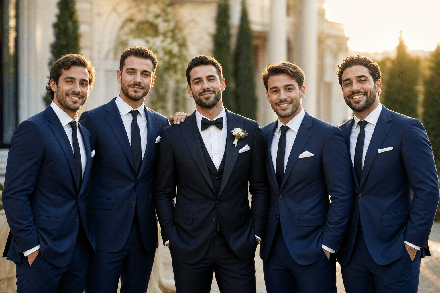 Groomsmen Suits: How to Get Matching Custom Suits for Under $200 Each — bespoke and custom tailored suit buying guide by Nathan Tailors, the Hoi An custom tailor