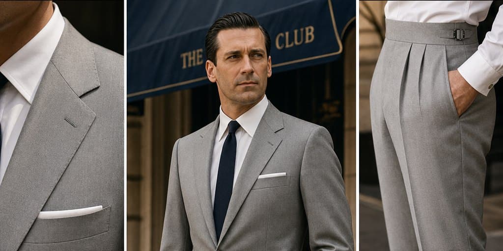How to Get the Don Draper Suit: The Complete Mad Men Style Guide (Made to Your Measurements) — bespoke suits and custom tailored suits by Nathan Tailors, the Hoi An custom tailor