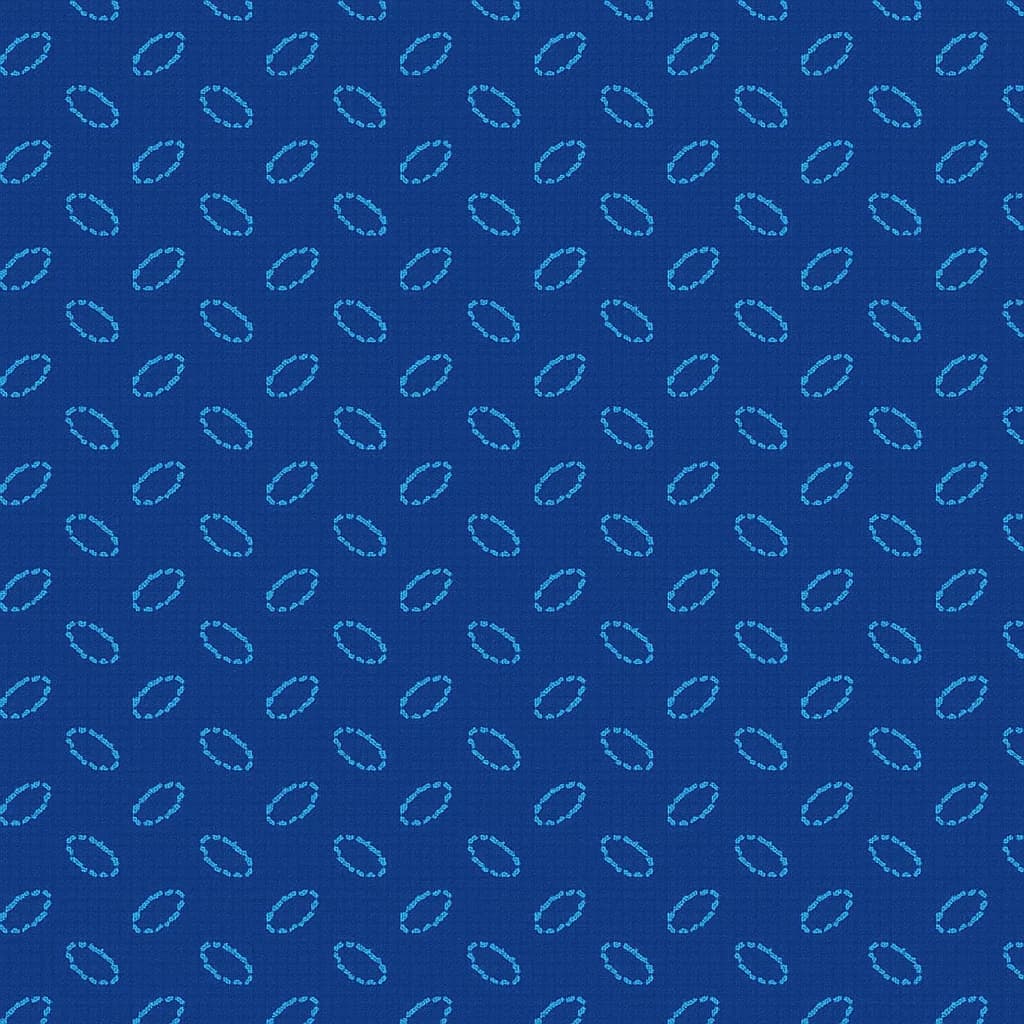 Cotton Blend Dark Blue Geometric Business Suiting Fabric — Cotton Blend fabric swatch from Nathan Tailors, a Hoi An tailor
