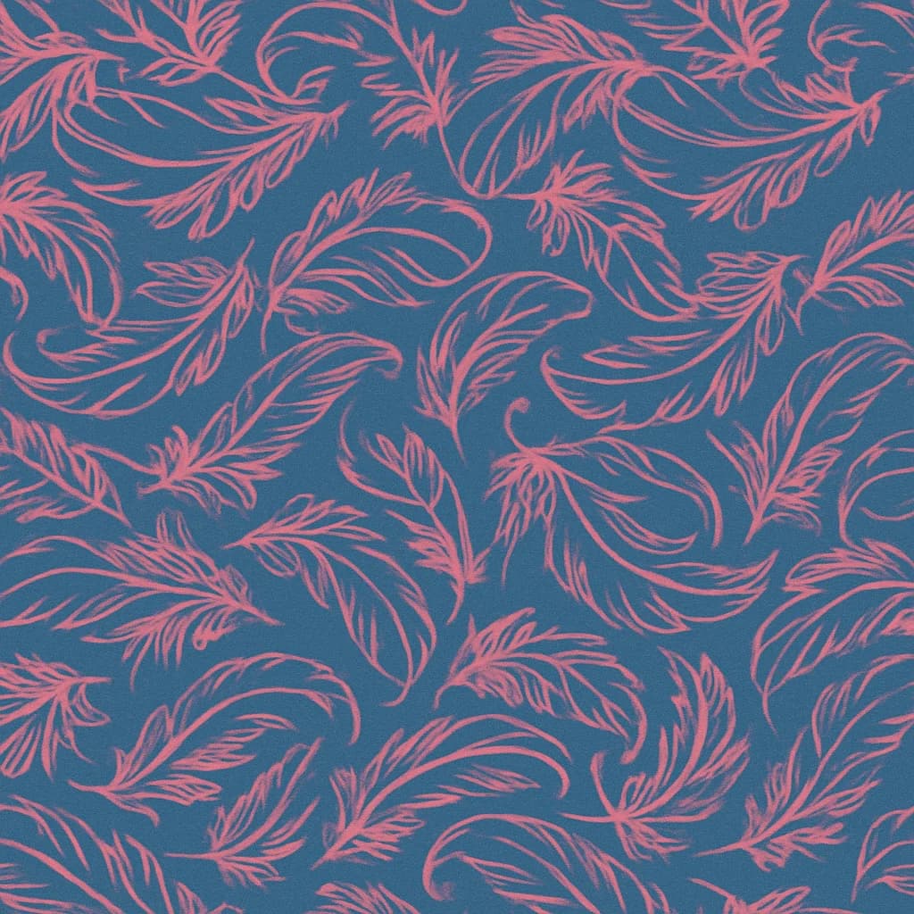 Cotton Blend Slate Blue Pink Feather Casual Blazers Fabric — Cotton Blend fabric swatch from Nathan Tailors, a Hoi An tailor