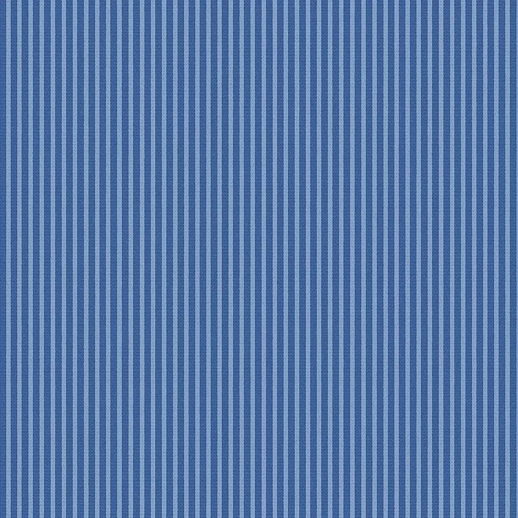 Cotton Blend Steel Blue Light Gray Pinstripe Dress Shirts Fabric — Cotton Blend fabric swatch from Nathan Tailors, a Hoi An tailor
