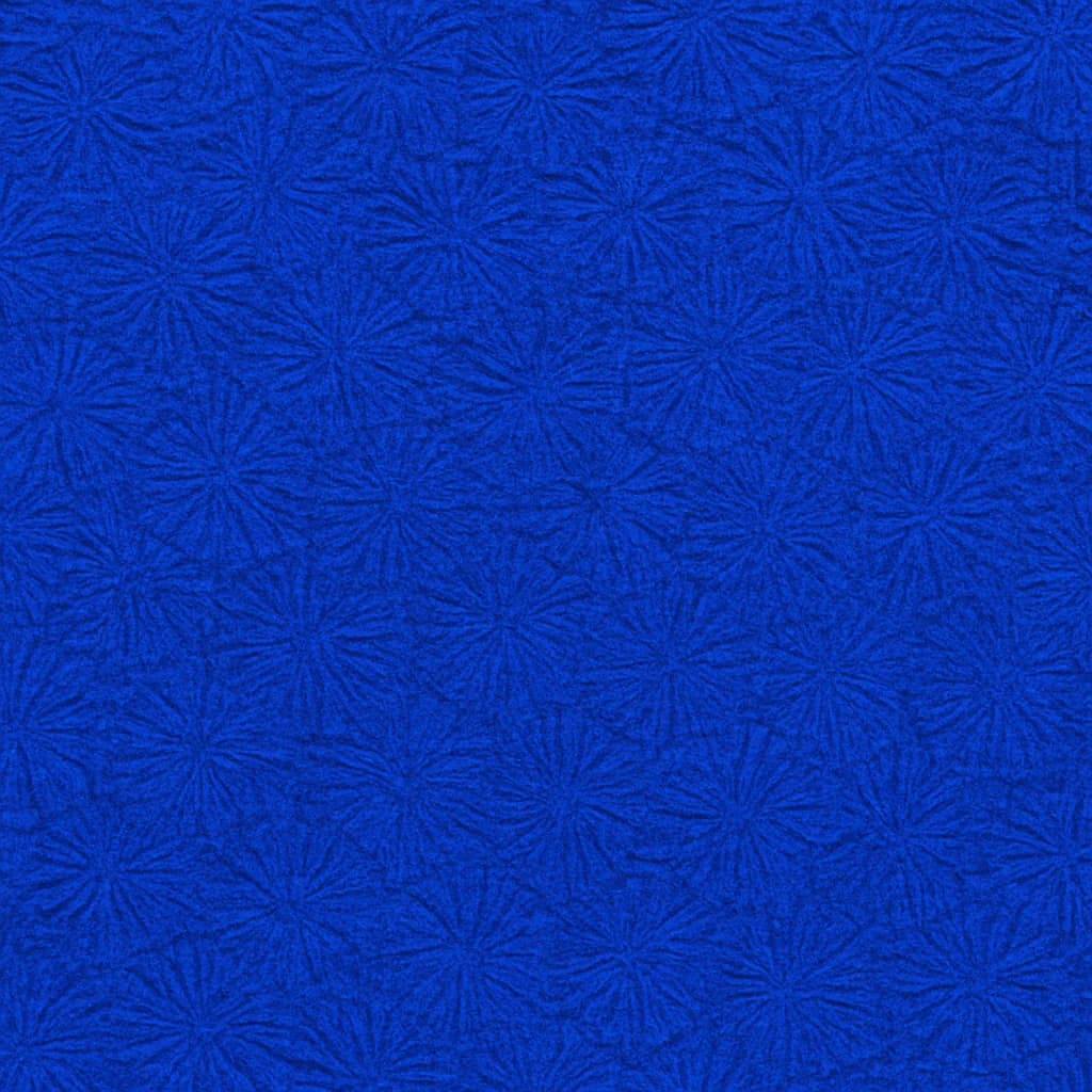Cotton Royal Blue & Navy Blue Floral Dress Shirts Fabric — Cotton fabric swatch from Nathan Tailors, a Hoi An tailor