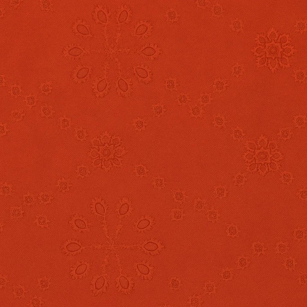 Cotton Terracotta Rust Floral Casual Blazers Fabric — Cotton fabric swatch from Nathan Tailors, a Hoi An tailor