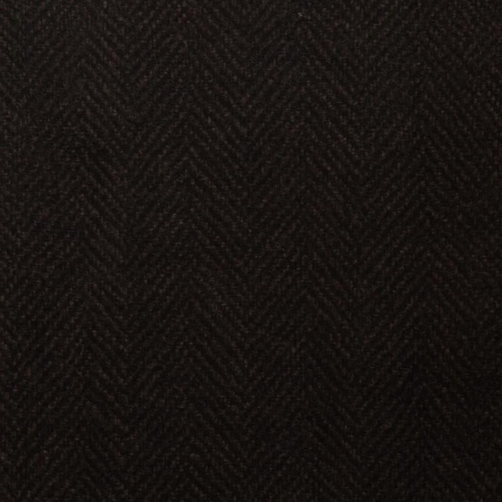 Tweed Dark Brown & Medium Brown Herringbone Business Suit Fabric — Tweed fabric swatch from Nathan Tailors, a Hoi An tailor