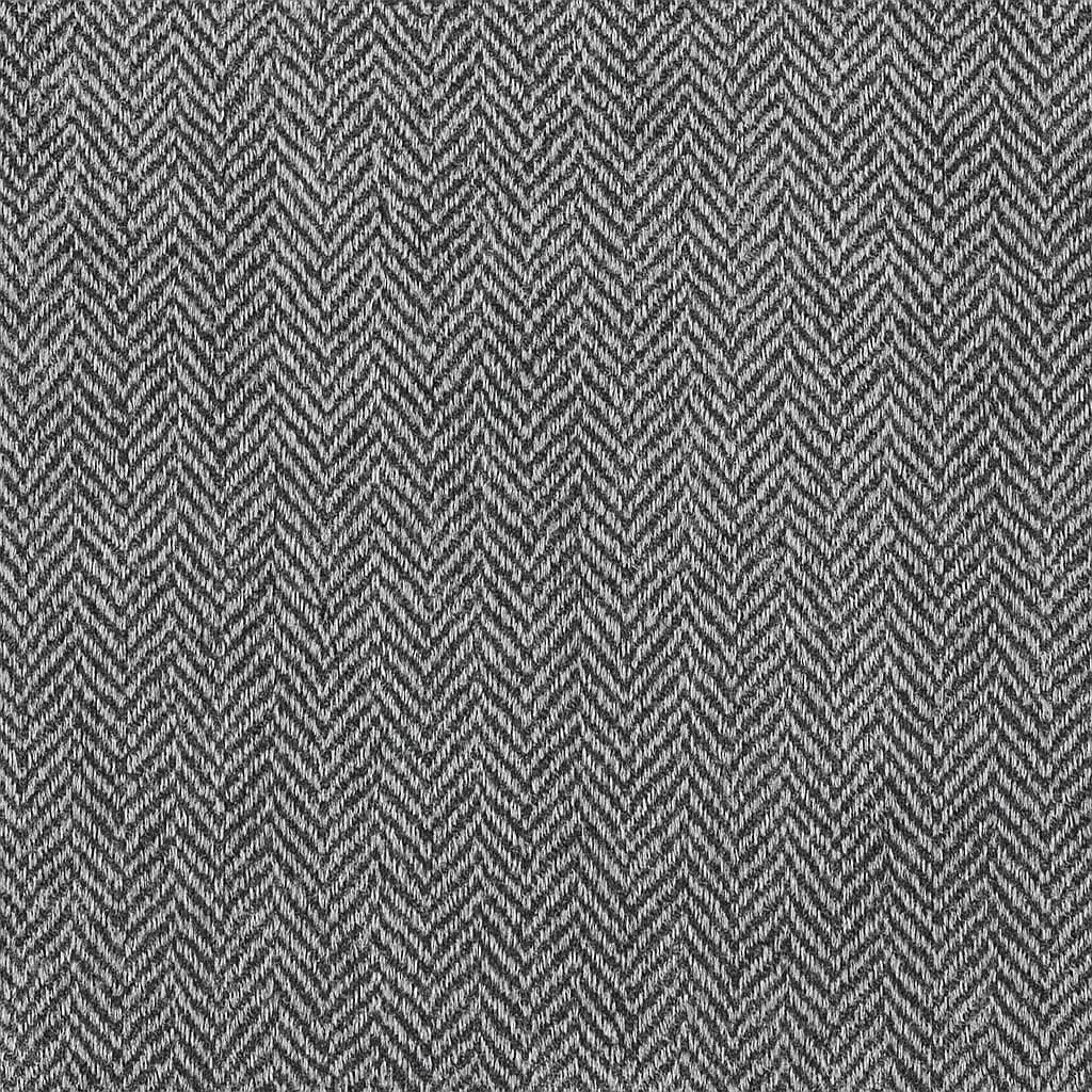 Tweed Medium Gray & Light Gray Herringbone Business Suits Fabric — Tweed fabric swatch from Nathan Tailors, a Hoi An tailor