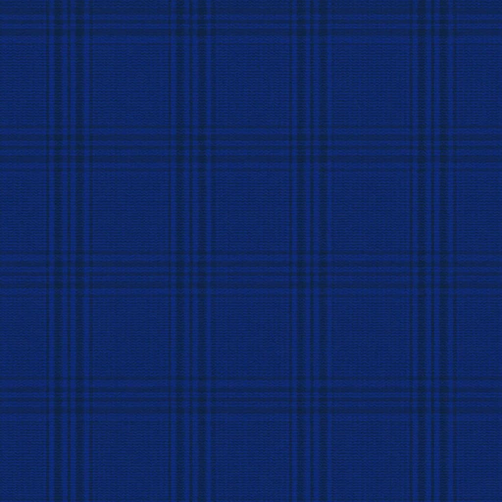 Wool-Cashmere Blend Dark Navy Midnight Blue Plaid Business Suits Fabric — Wool-Cashmere Blend fabric swatch from Nathan Tailors, a Hoi An tailor