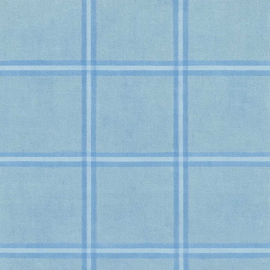 Wool-Cashmere Blend Light Blue Plaid Business Suits Fabric — Wool-Cashmere Blend fabric swatch from Nathan Tailors, a Hoi An tailor
