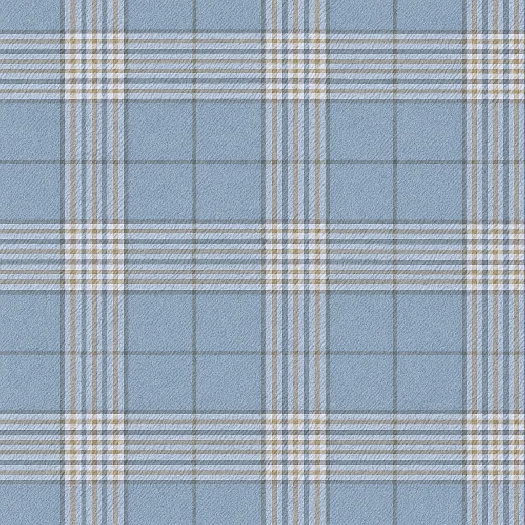 Wool-Cashmere Blend Light Gray Plaid Business Suiting Fabric — Wool-Cashmere Blend fabric swatch from Nathan Tailors, a Hoi An tailor