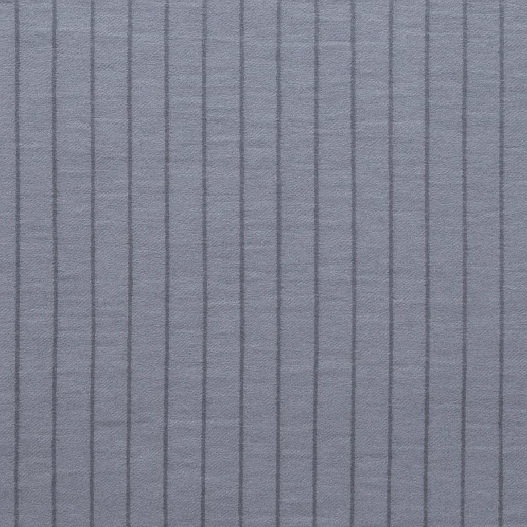 Wool-Cashmere Blend Steel Blue Charcoal Pinstripe Business Suits Fabric — Wool-Cashmere Blend fabric swatch from Nathan Tailors, a Hoi An tailor