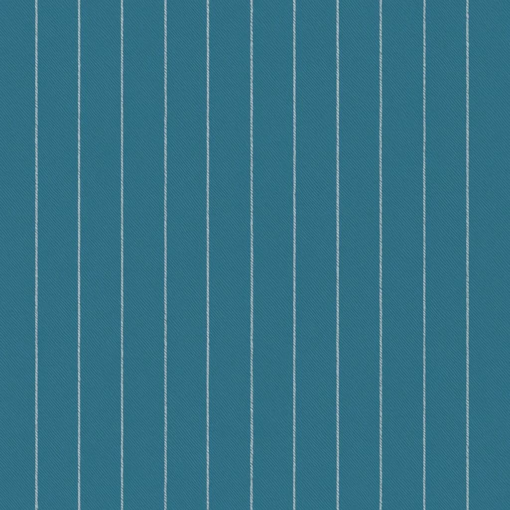 Wool-Cashmere Blend Teal Blue Light Aqua Pinstripe Business Suiting Fabric — Wool-Cashmere Blend fabric swatch from Nathan Tailors, a Hoi An tailor