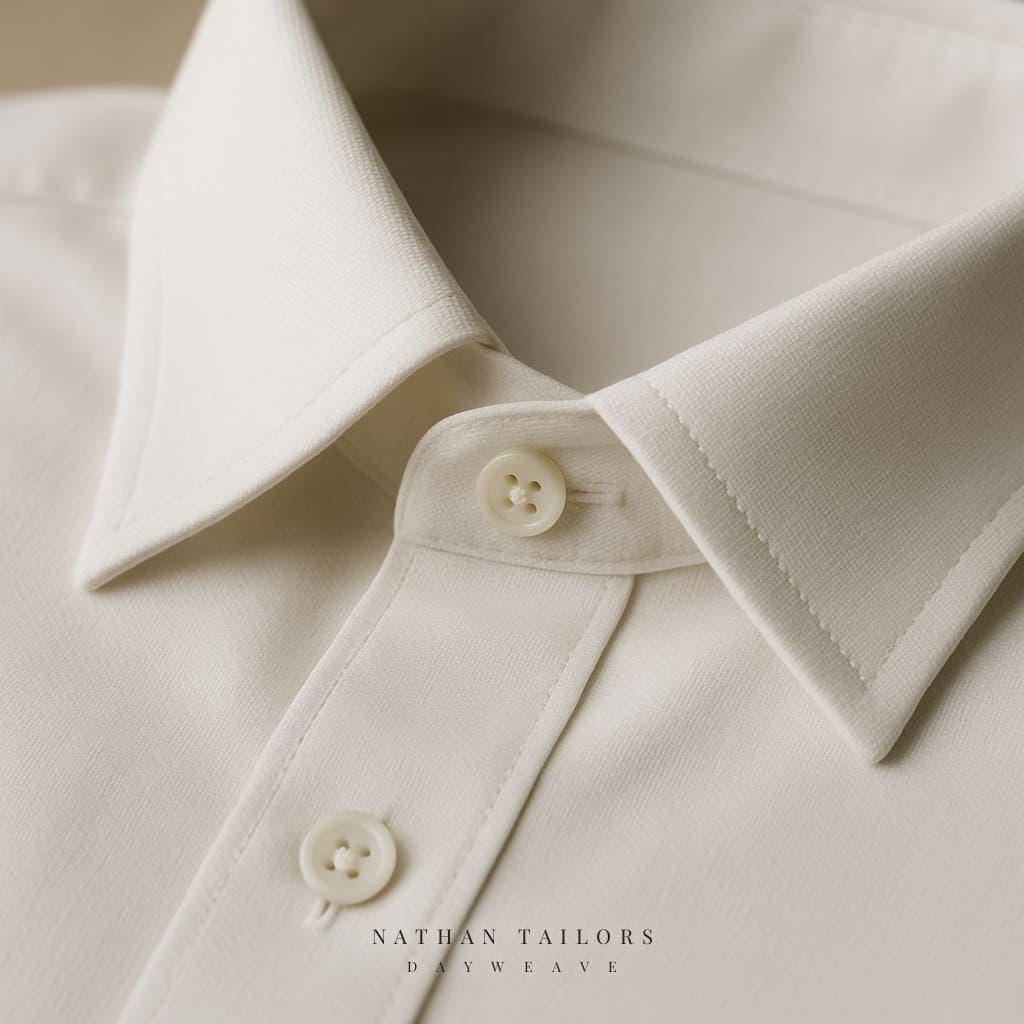 DAYWEAVE cotton — a quality collar up close