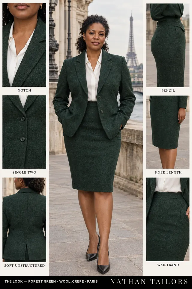 The Atelier — women's suit archetype
