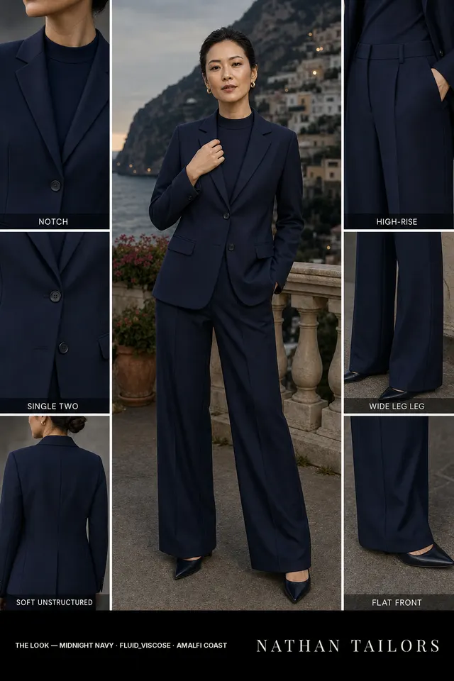 The Guest — women's suit archetype