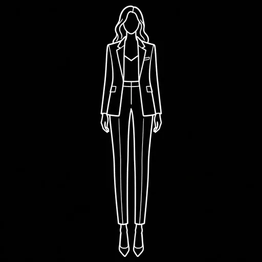 The Minimalist — women's suit archetype