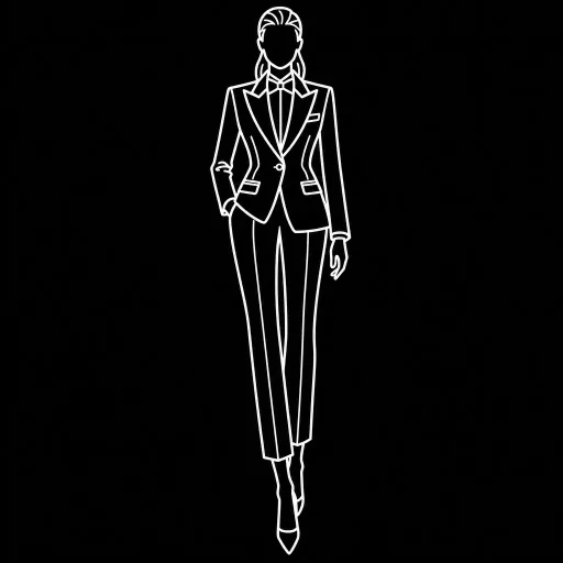 Monochrome Tux — women's style icon