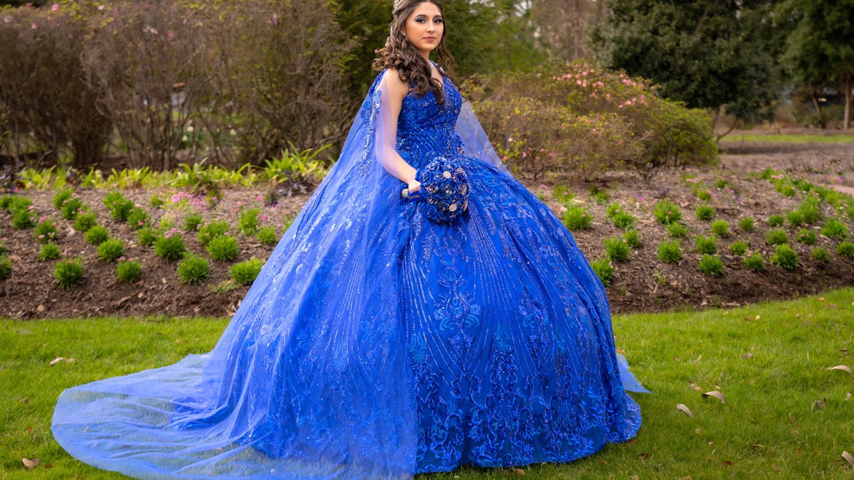 Elegant formal gown showcasing 2026 prom dress trends -- the kind of silhouette that turns heads at any venue