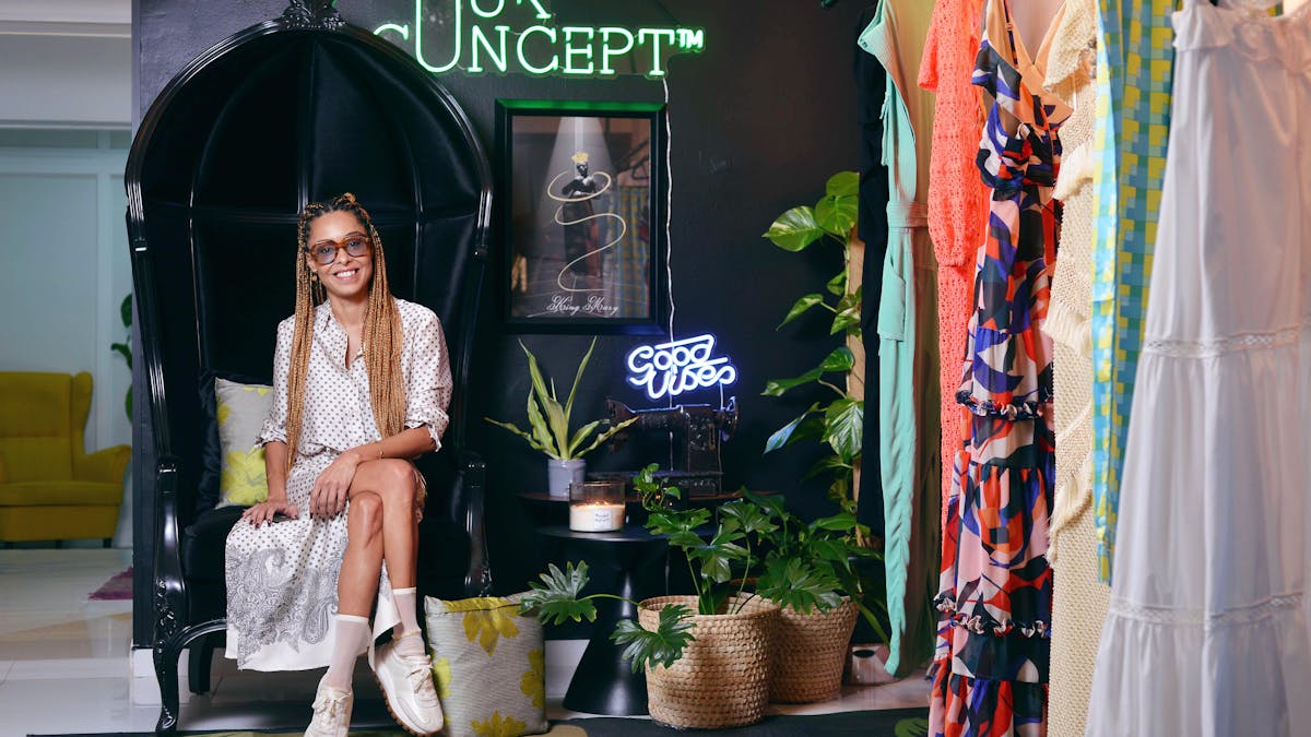 Young women in elegant formal gowns -- the kind of prom-ready dresses that look expensive but do not have to be